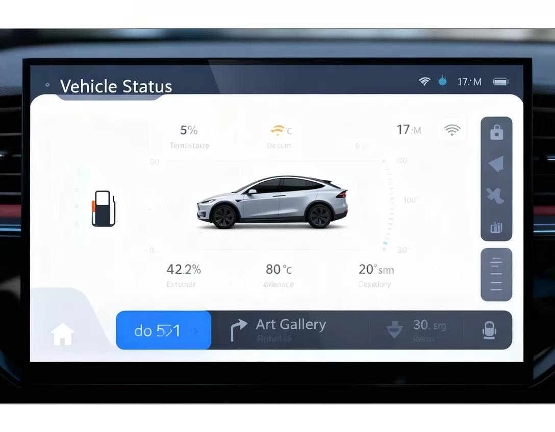 9 인치 LCD 디스플레이