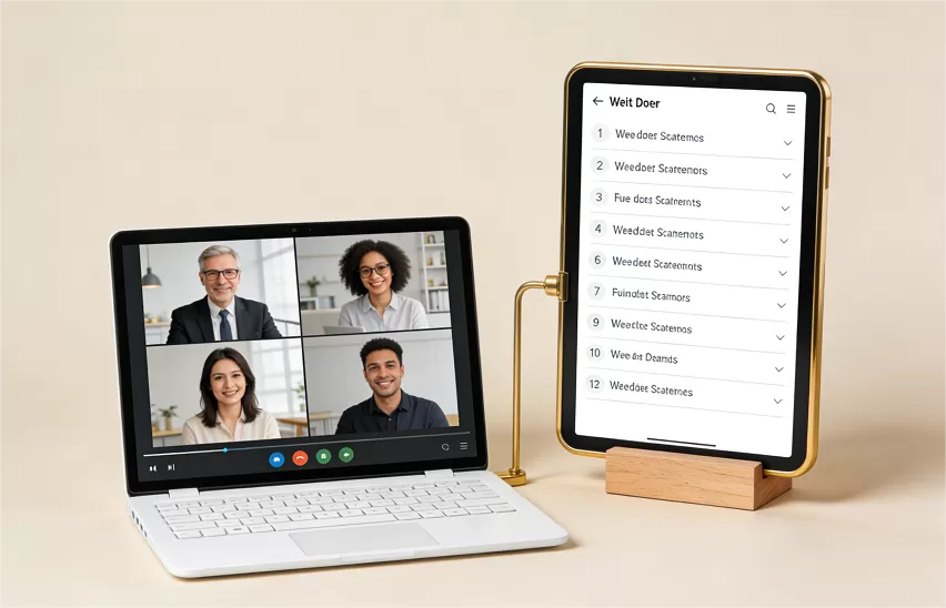 A Tablet Display Instantly Doubles Your Space